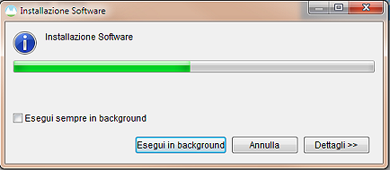 immagine che visualizza il pop-up di installazione software